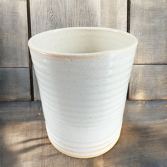 Stone Pony Pottery Single Tumbler Cup Drinking Mug Signed Illinois American Cup - Picture 2 of 10